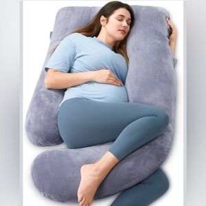MOMCOZY Comfortable Gray Maternity Pillow